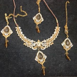 Indian Bollywood Gold and silver set